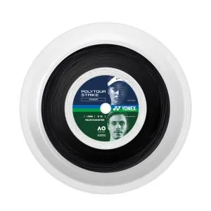 Rollo de Cuerdas Yonex Poly Tour Strike 1.30 Negro
