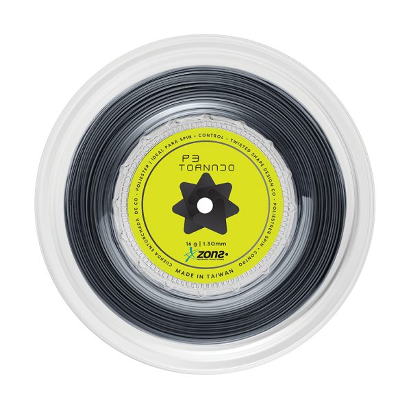 Rollo de Cuerdas Zons Tornado 16 1.30 Negro New