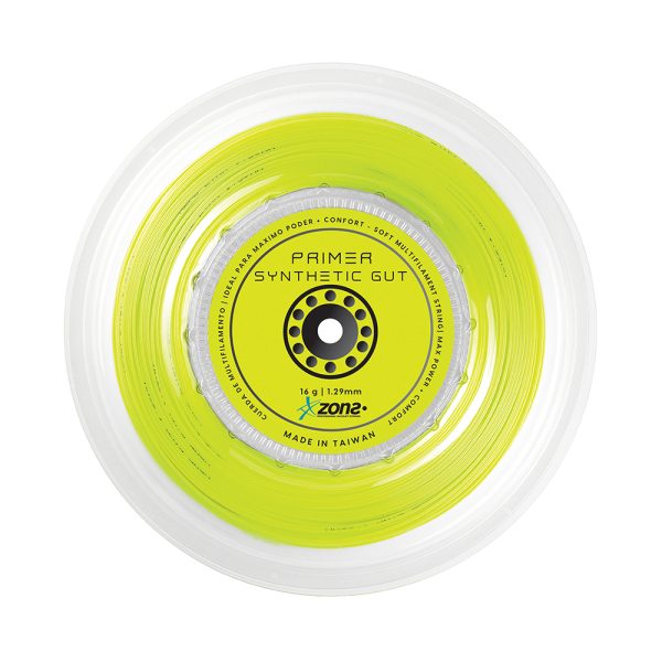 Rollo de Cuerdas Zons Primer Synthetic Gut 16 1.29 Amarillo Neon