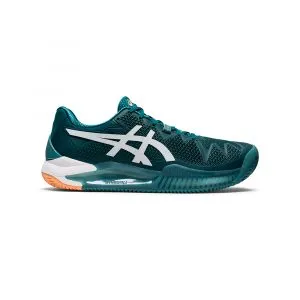 Asics Gel Resolution 8 Clay Velvet Pine/Blanco New