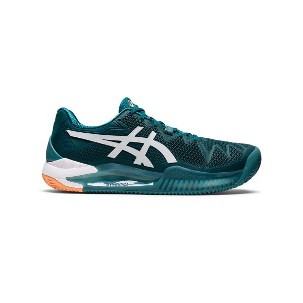 Asics Gel Resolution 8 Clay Velvet Pine/Blanco New