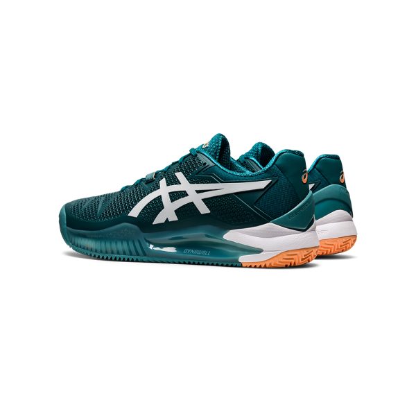 Asics Gel Resolution 8 Clay Velvet Pine/Blanco New