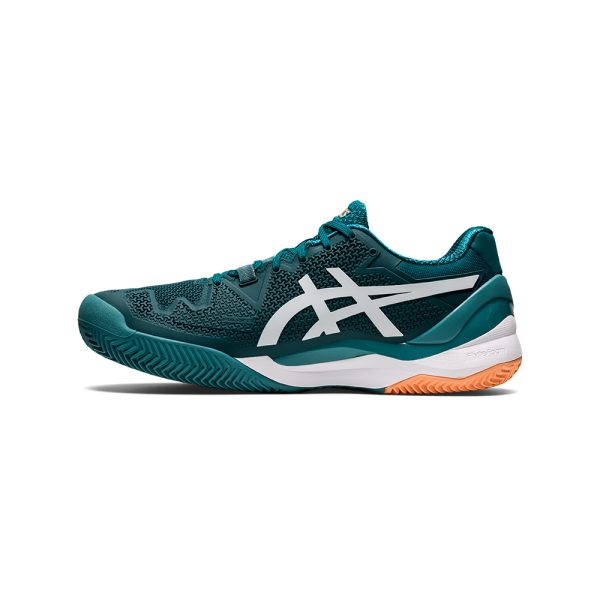 Asics Gel Resolution 8 Clay Velvet Pine/Blanco New