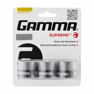 Paquete 3 Unidades Overgrip Gamma Supreme Gris