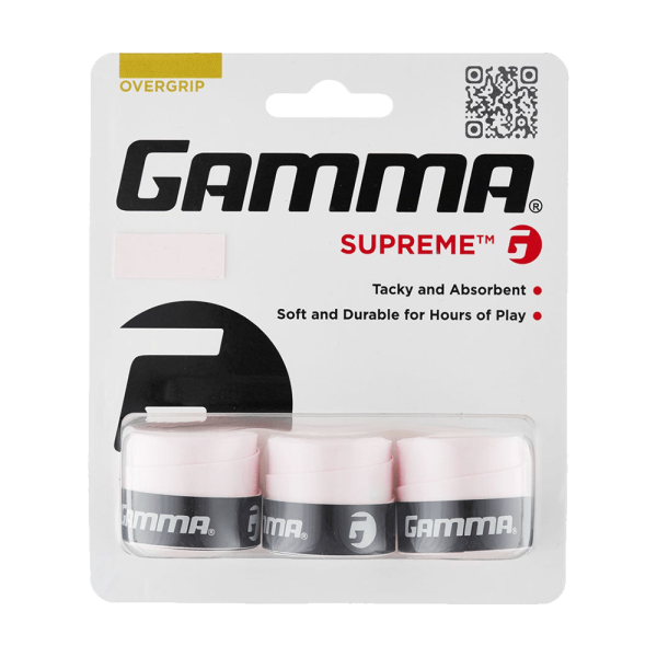 Paquete 3 Unidades Overgrip Gamma Supreme Rosado