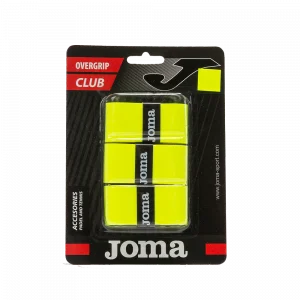 Paquete 3 Unidades Overgrip Joma Club Amarillo Neon