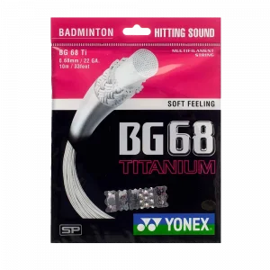 Set de Cuerdas de Badminton Yonex BG 68 Titanium