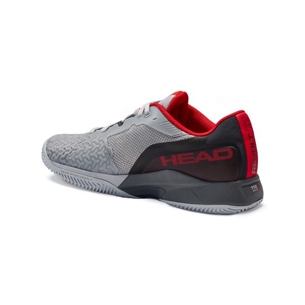 Head Revolt Pro 3.5 Gris Rojo New