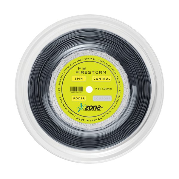Rollo de Cuerdas Zons Firestorm 17 1.25 Negro New