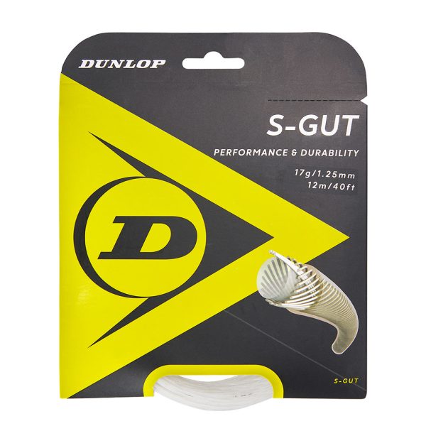 Dunlop Synthetic S-Gut 17 1.25 Blanco New