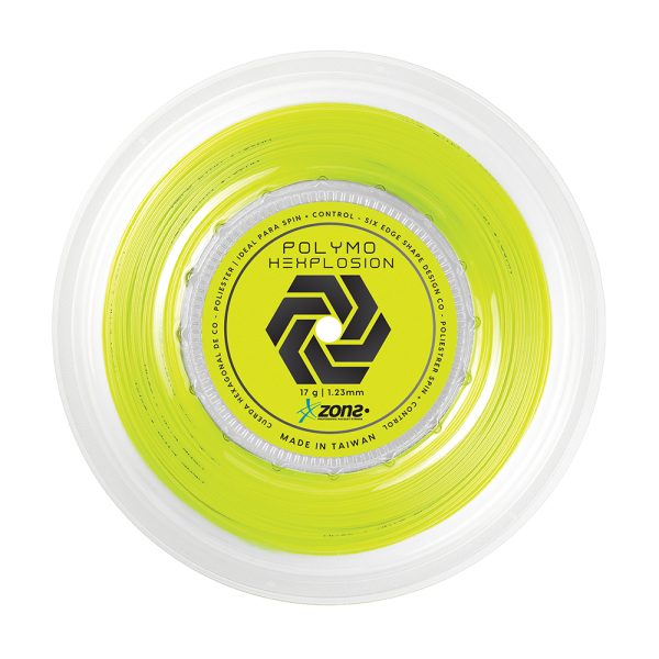 Rollo de Cuerdas Zons Polymo Hexplosion 17/1.23 Amarillo New
