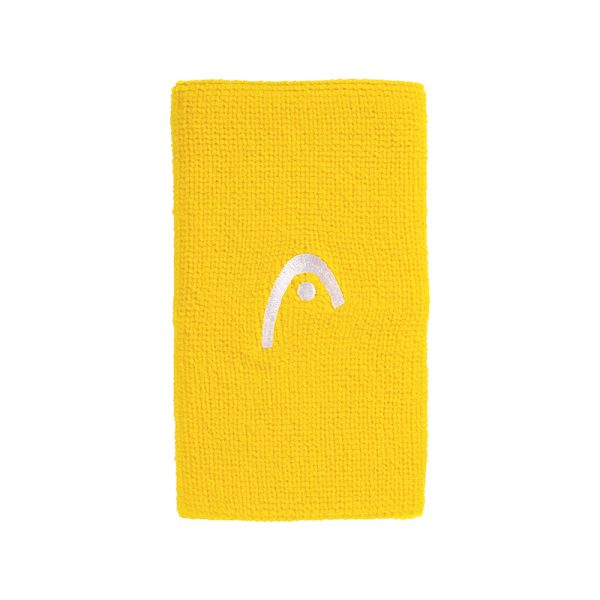 Muñequera Head Wristband Larga Amarillo 2 Unidades New