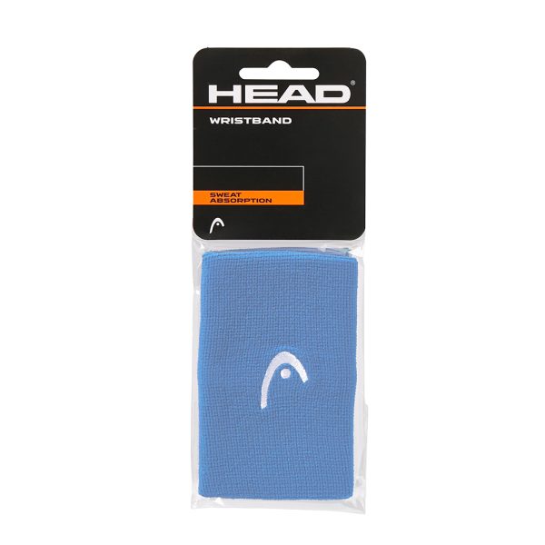Muñequera Head Wristband Larga Celeste 2 Unidades New
