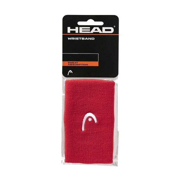 Muñequera Head Wristband Larga Rojo 2 Unidades New