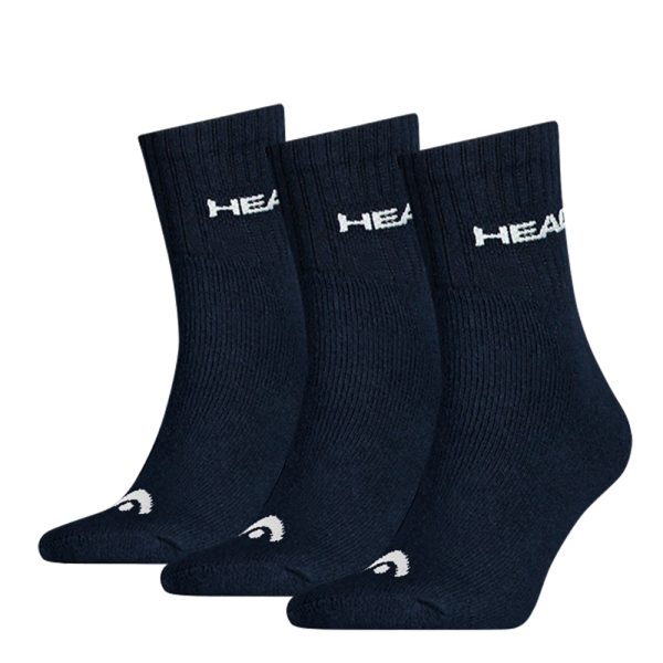 Head Socks Club 3 Pack Medias Negro