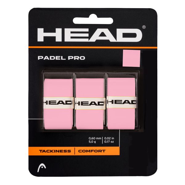 Head Padel Pro Overgrip 3 Pack Rosado