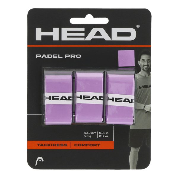 Head Padel Pro Overgrip 3 Pack Rosado