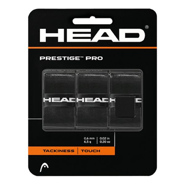 Head Prestige Pro Overgrip 3 Pack Negro